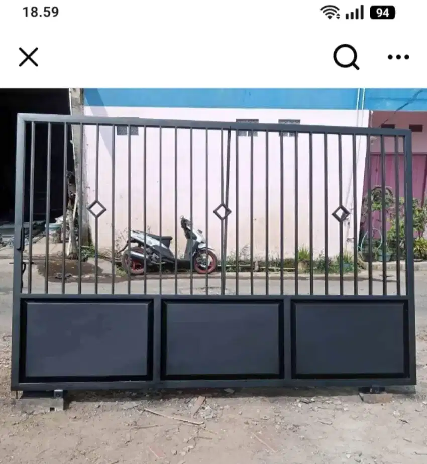 Pagar hollo minimalis 52