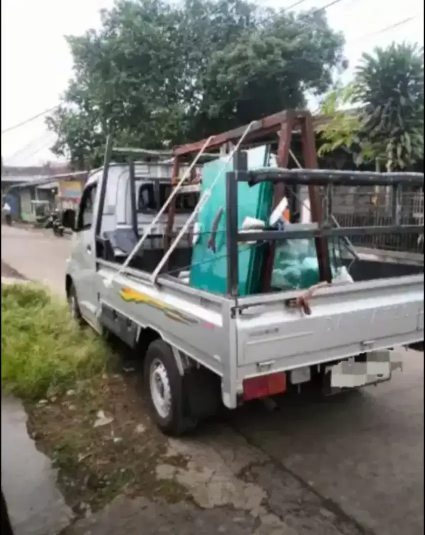 Canopy atap kaca polos 50