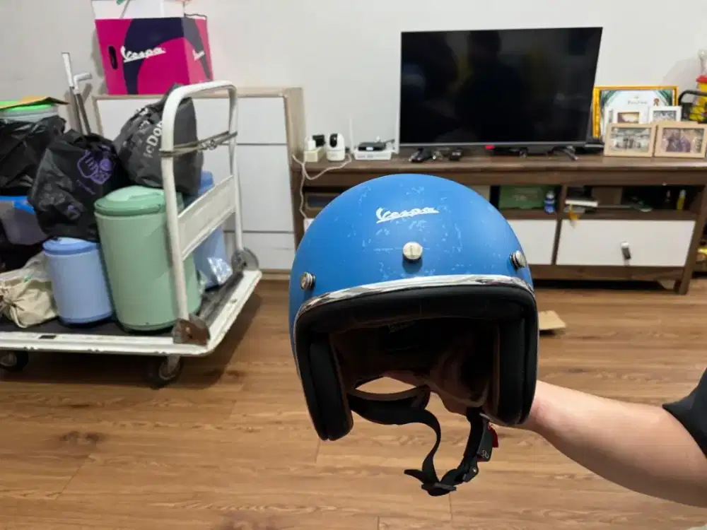Vespa Helm Heritage Azzuro