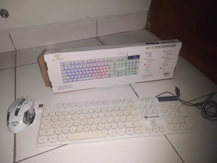 Keyboard dan Mouse gaming RGB