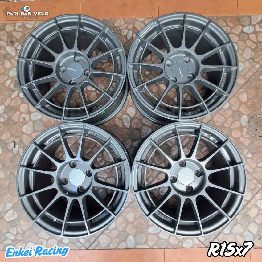 Velg ENKEI Racing Ring 15 Lebar 7 Pcd. 4x100 ET. 38