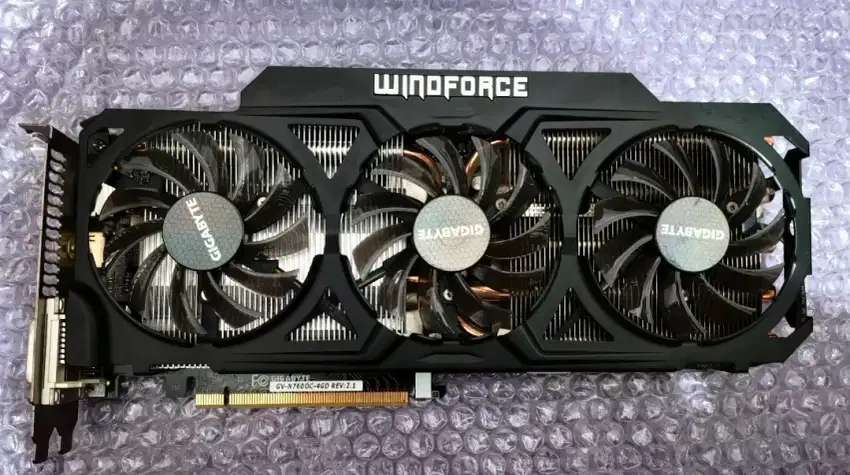 Gigabyte GTX760 GDDR5-4GB 2xDVI/HDMI/DP OC Graphics Card