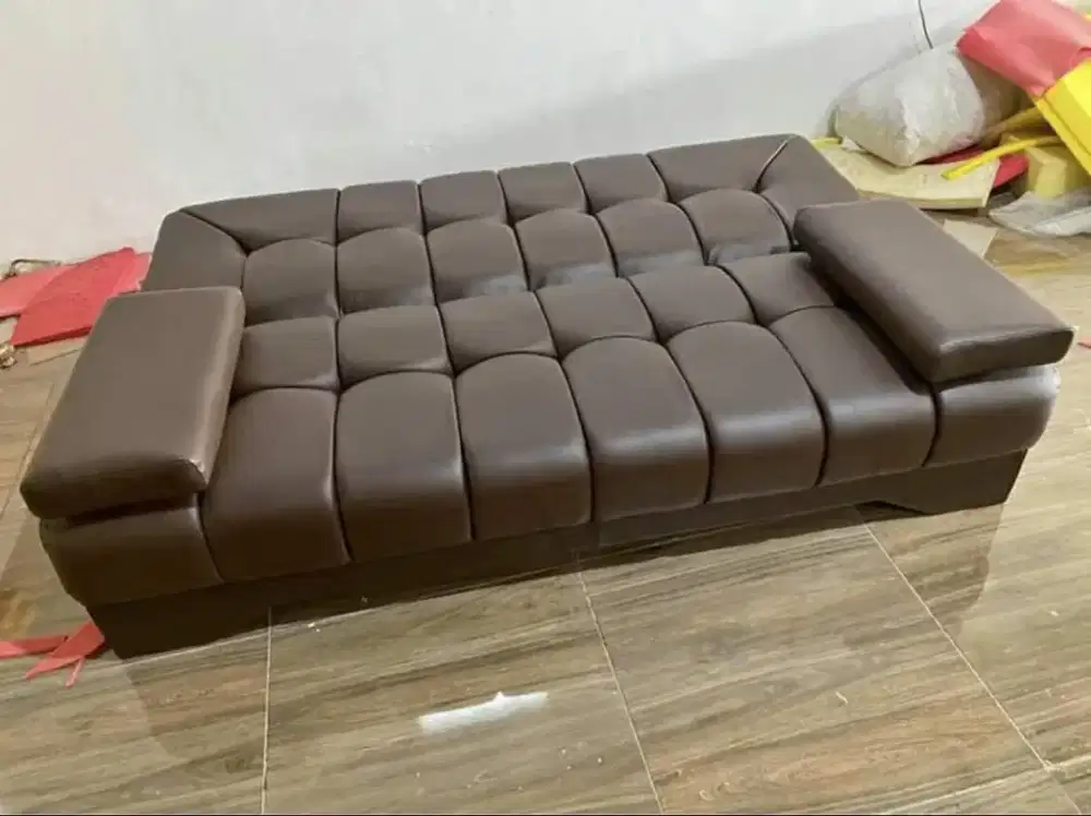 Sofa bed santai 3 pungsi bludru