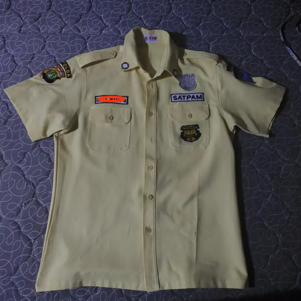 Seragam PDH satpam (pendek)