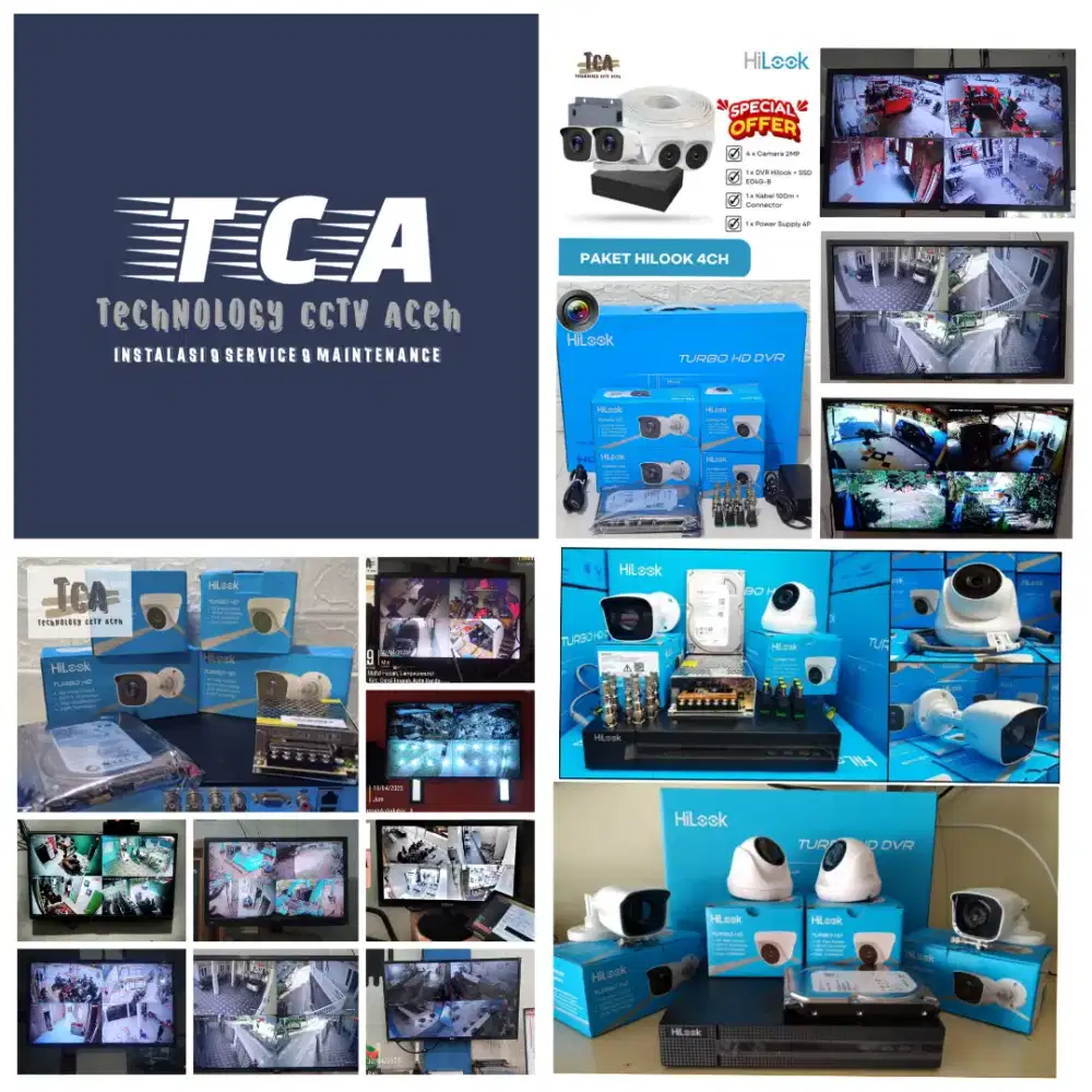 PAKET CCTV ANALOG 4 TITIK