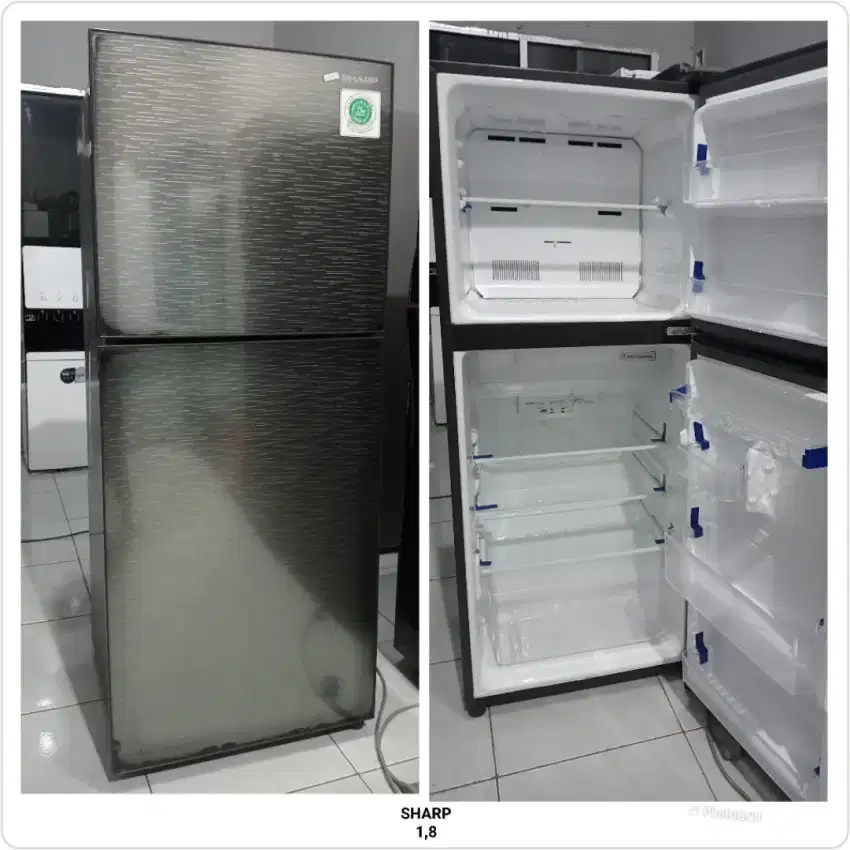 KULKAS 2 PINTU SHARP