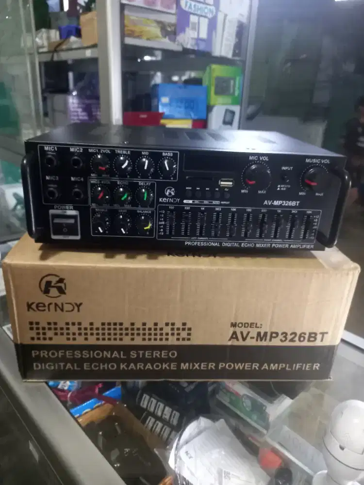 amplifier kerndy Av-326BT baru