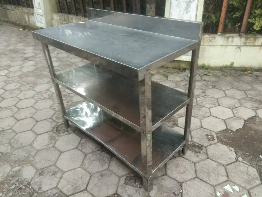 meja stailess cooker hood ex resto cafe hotel dibeli