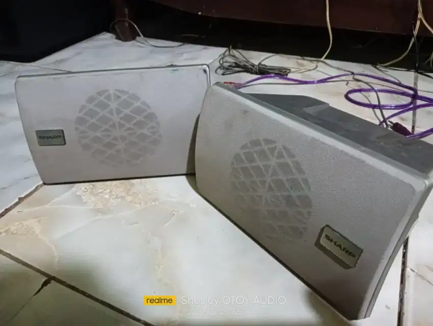 Sepasang spker surround pasif merk sharp