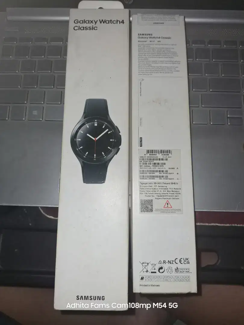 Dusnya Saja Watch Samsung Watch 4 Classic 46mm Hitam Box Dus Original