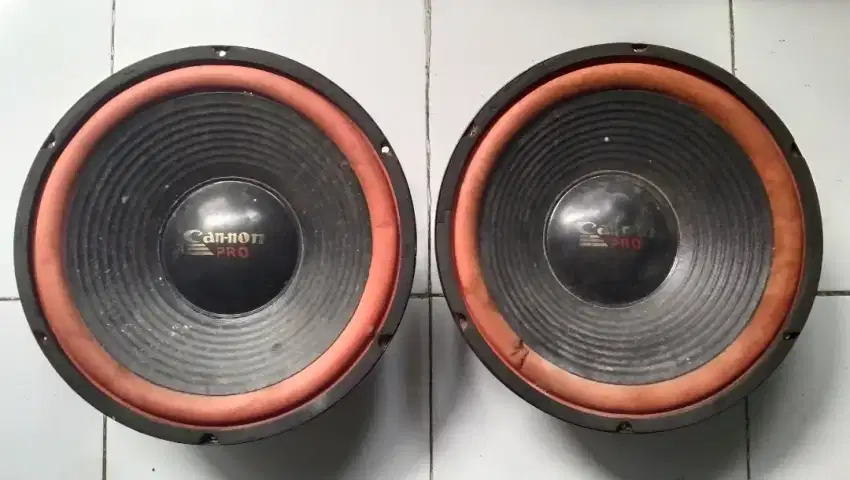 2 Speaker woofer 12inch canon