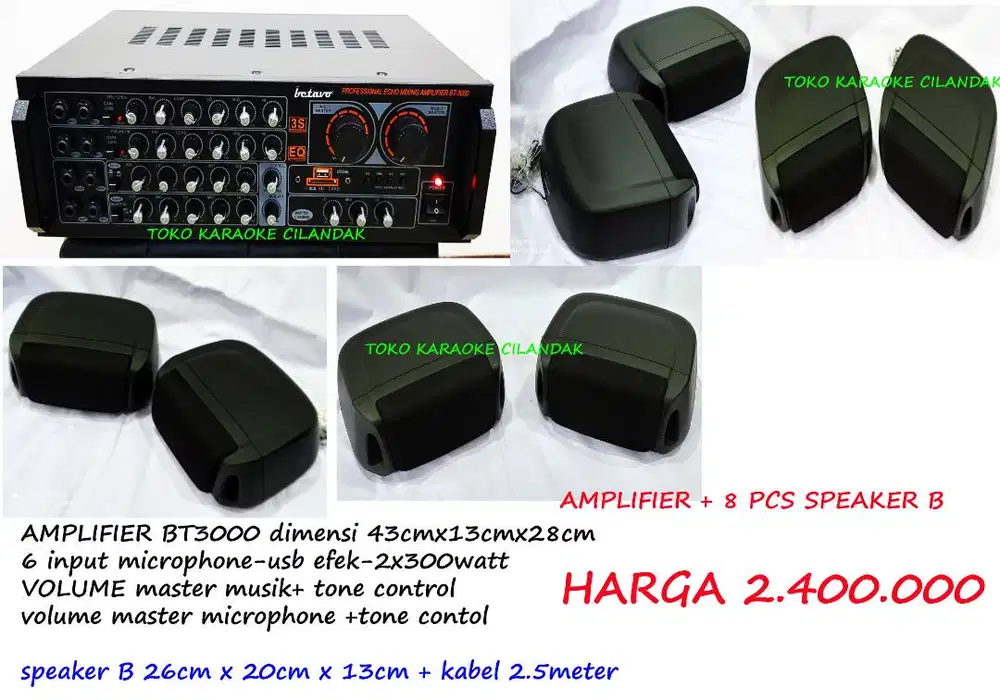 paket sound speaker back sound