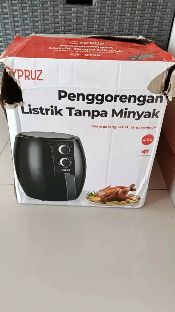 Air Fryer NEW CYPRUS DF 0155- Preloved