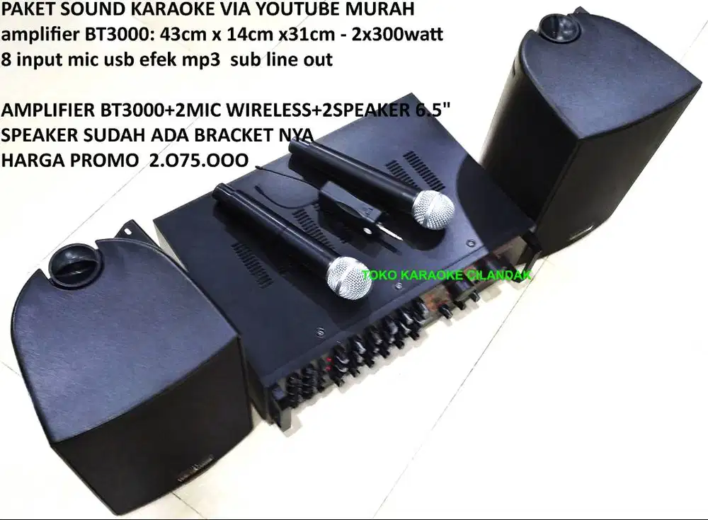 PAKET SOUND KARAOKE VIA YOUTUBE MURAH