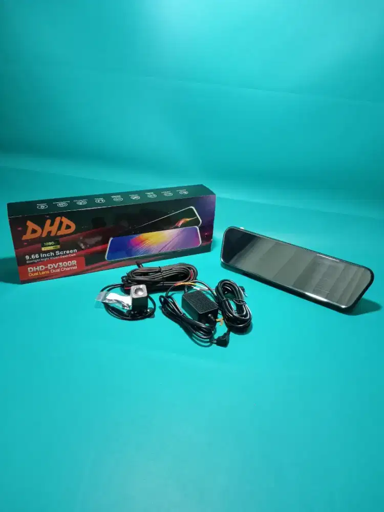 DVR Spion DHD DHD-DV300R DasCam Spion Recorder 2way 1080P Layar 9.66