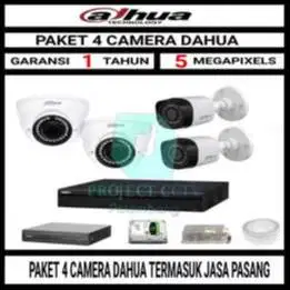 Paket Hemat 4 Kamera Dahua 2.0MP komplit