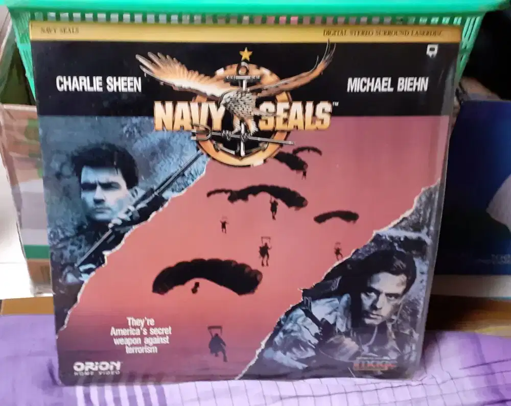 LASERDISC FILM NAVY SEALS (3 Pcs)