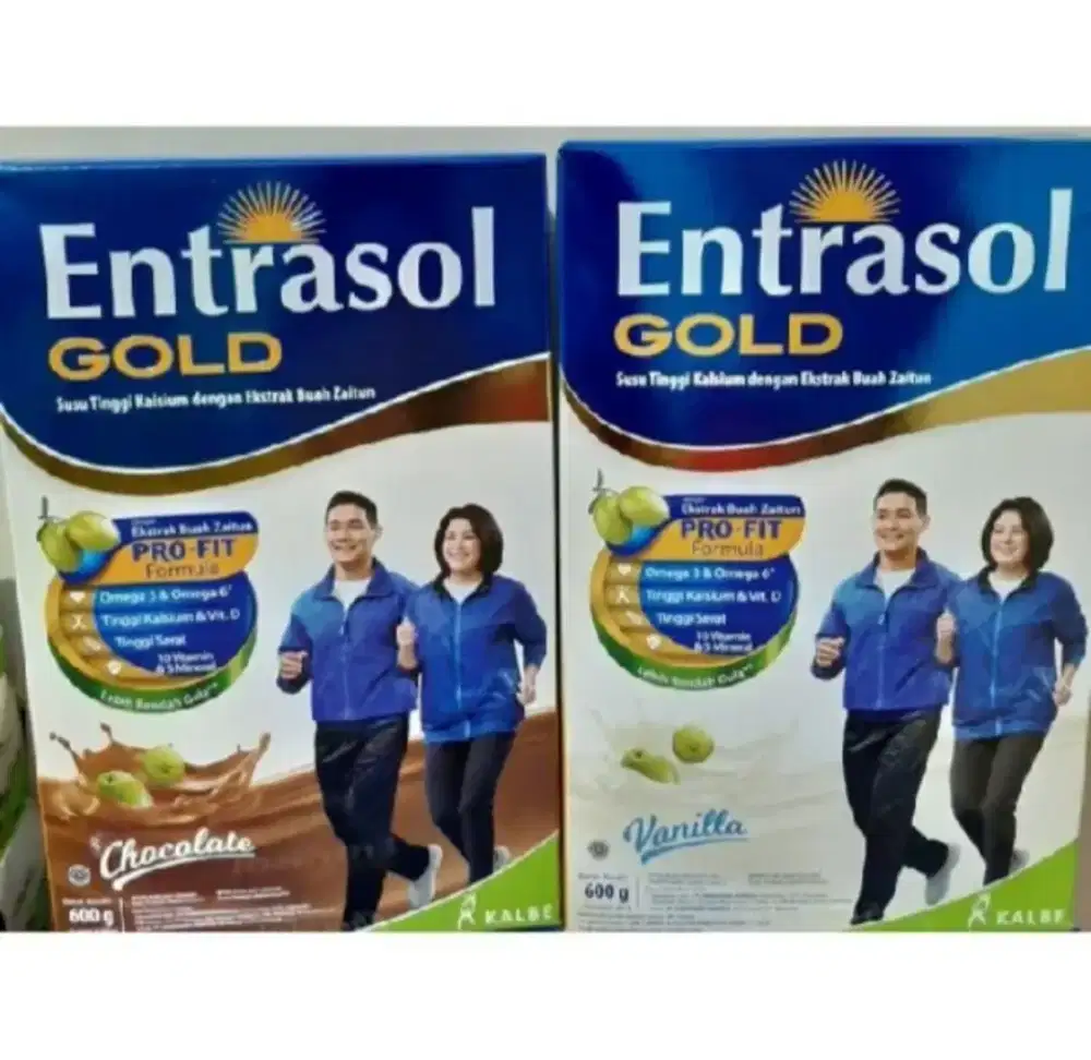 Entrasol Gold 560 gold cck utk usia 50 th ke atas vanila  or cklt-Baru