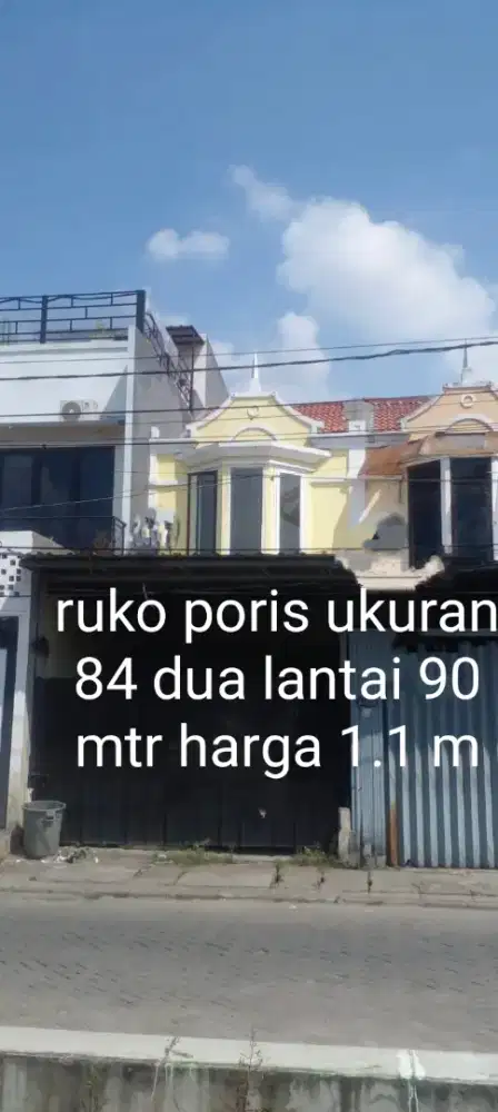 Di jual ruko di poris tangerang
