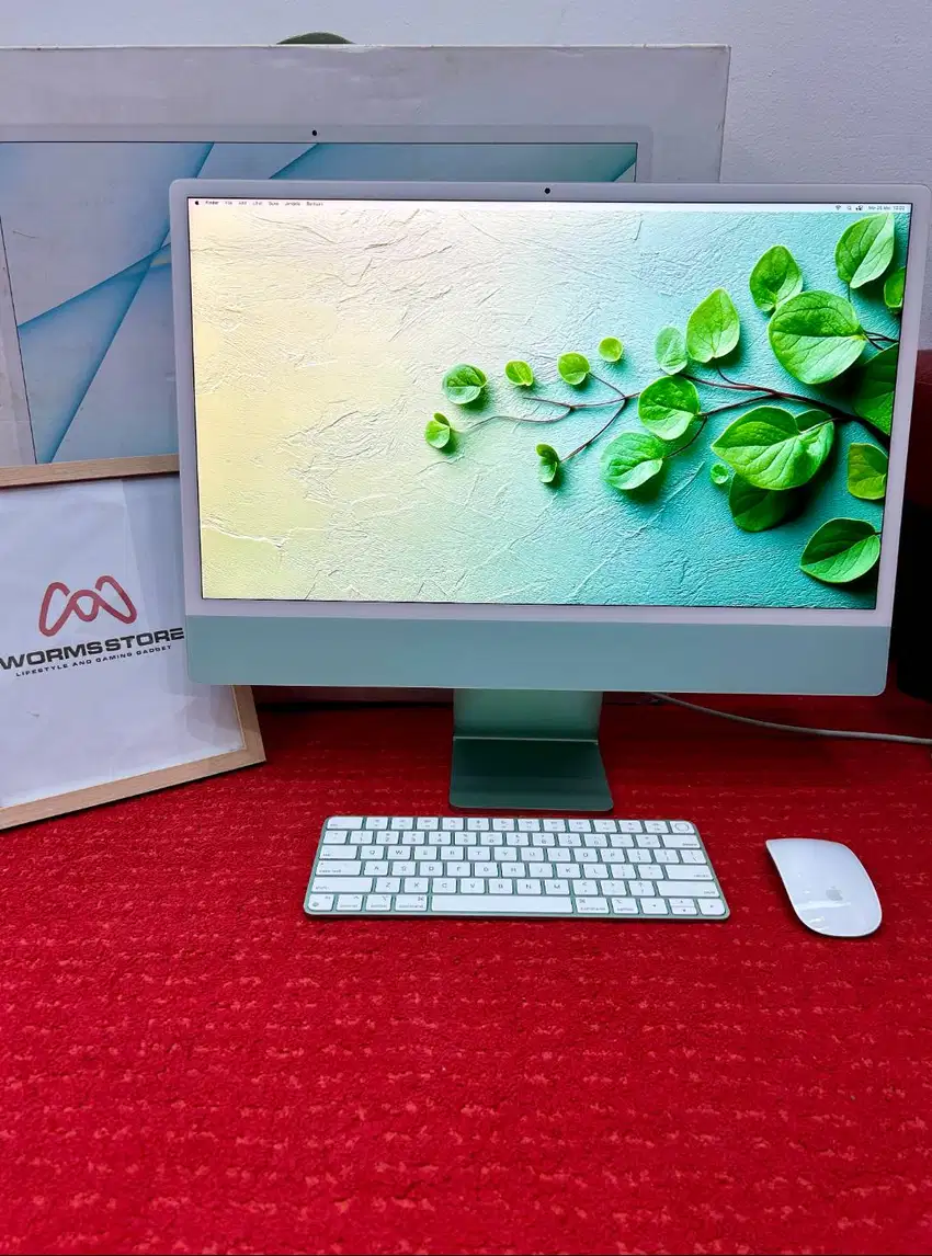 iMac M1 2021 8/512GB cpu 8 gpu 8 fullset Green