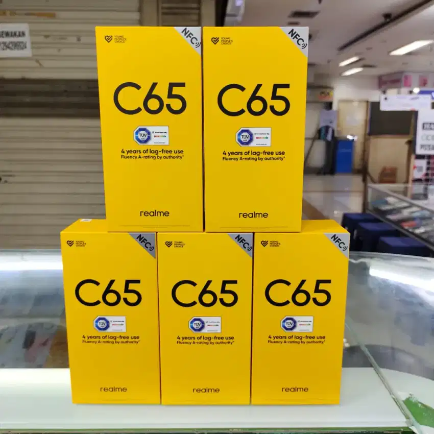 Realme C65 ram 8gb+8gb/128gb NFC baru garansi resmi harga promo