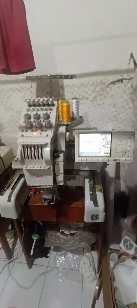 Jual mesin bordir swf 1kepala masih berfungsi normal