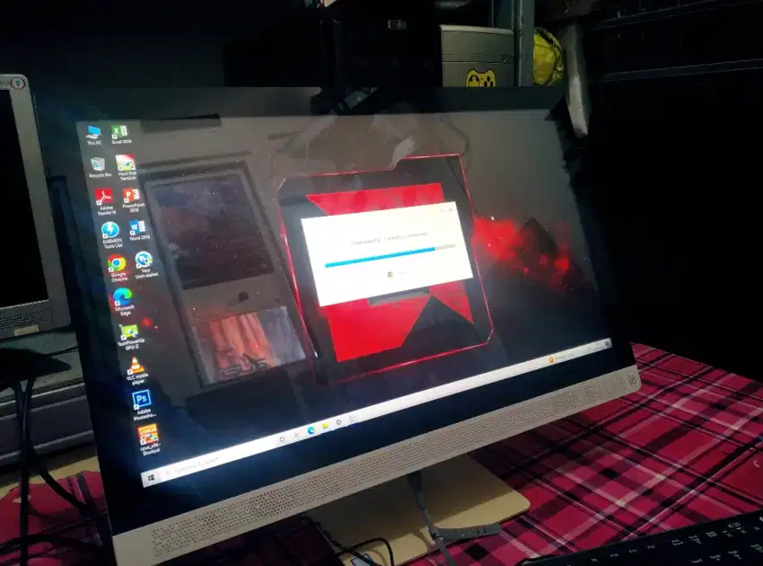 AIO HP Gen7 Core i5 7400t Vga 2gb ddr5 IPS 24inch multimedia ok