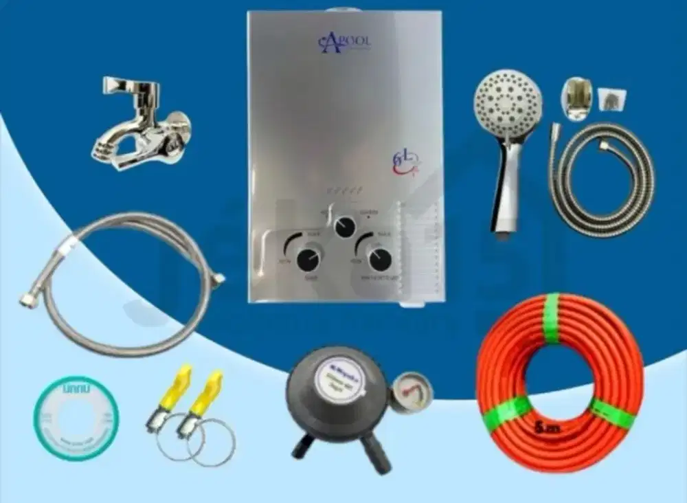 Paket Lengkap Water Heater Apool APL 18-6L
