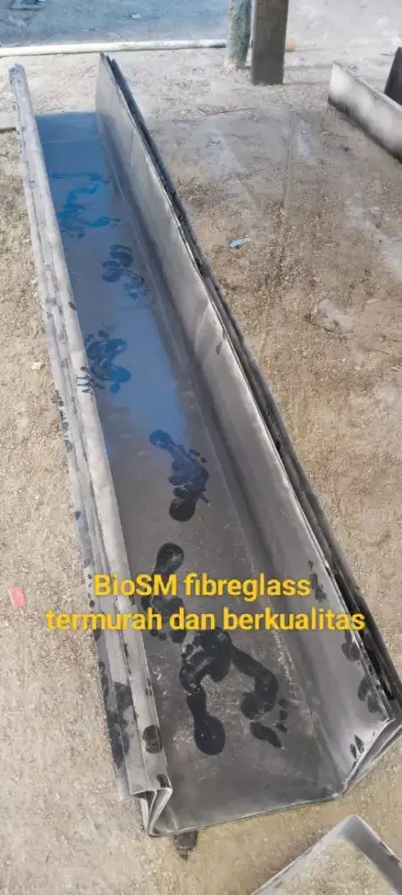 Talang air gutter fibreglass