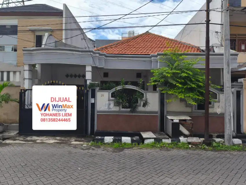 Dijual rumah lebak jaya tidak mau kedalam dr jalan raya kenjeran 50mtr