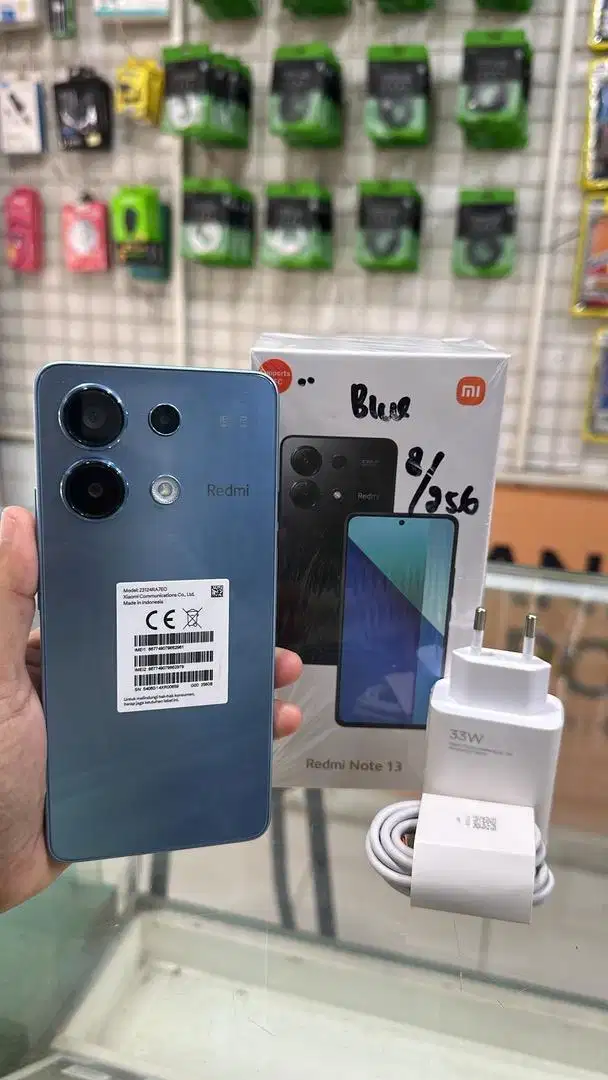 REDMI NOTE 13 RAM 8+8/256 FULLSET MULUS THAT (no minus) bisa TT GEMING