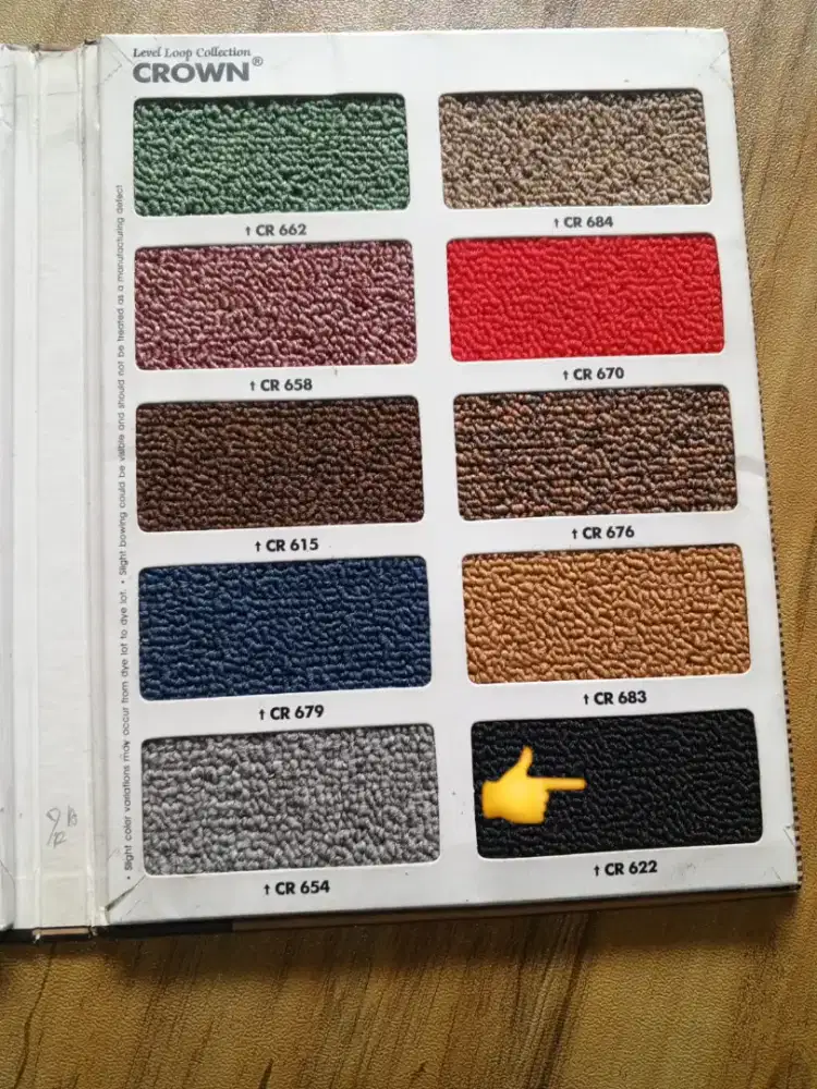 karpet lantai berikut pasang