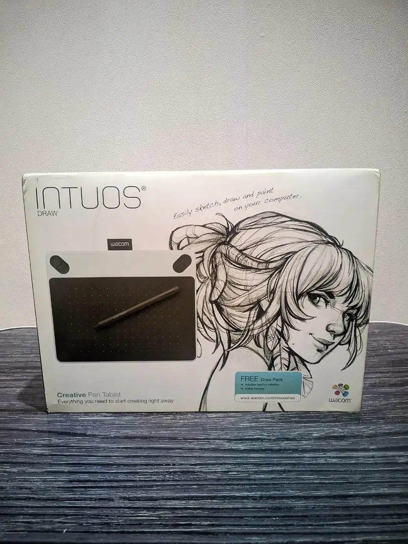 Jual Wacom Intuos Draw CTL490, Murah, Ga Pernah dipakai, Yok dibeli!!!