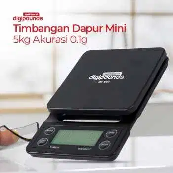 Timbangan Kopi Digital Timer Coffee Scale 5kg 0.1g