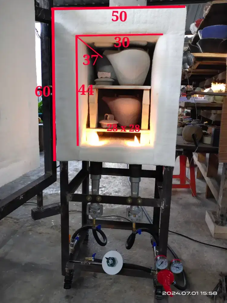 Tungku kiln pembakaran keramik kualitas tinggi