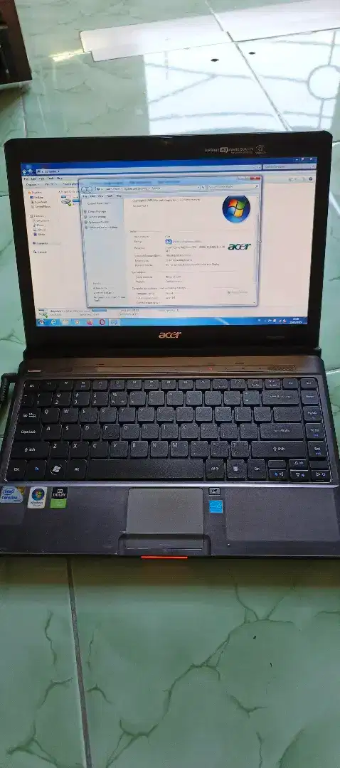 Laptop acer 13 inch bagus waras