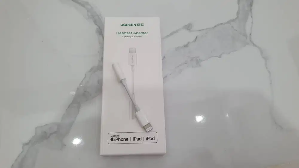 Kabel Ugreen Lightning to Headphone Jack Adapter Ori MFI