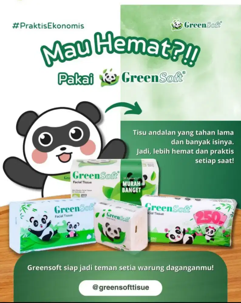 Tisu GreenSoft ( Facial Tissue )