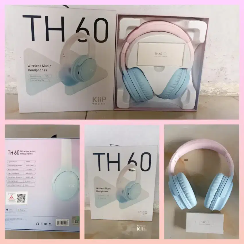 KiiP Wireless TH60 Headphone Bluetooth