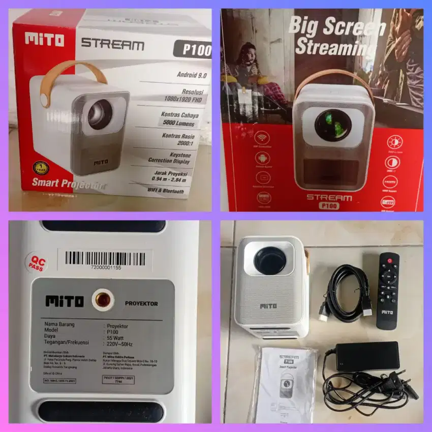 Mito Smart Projector Stream P100
