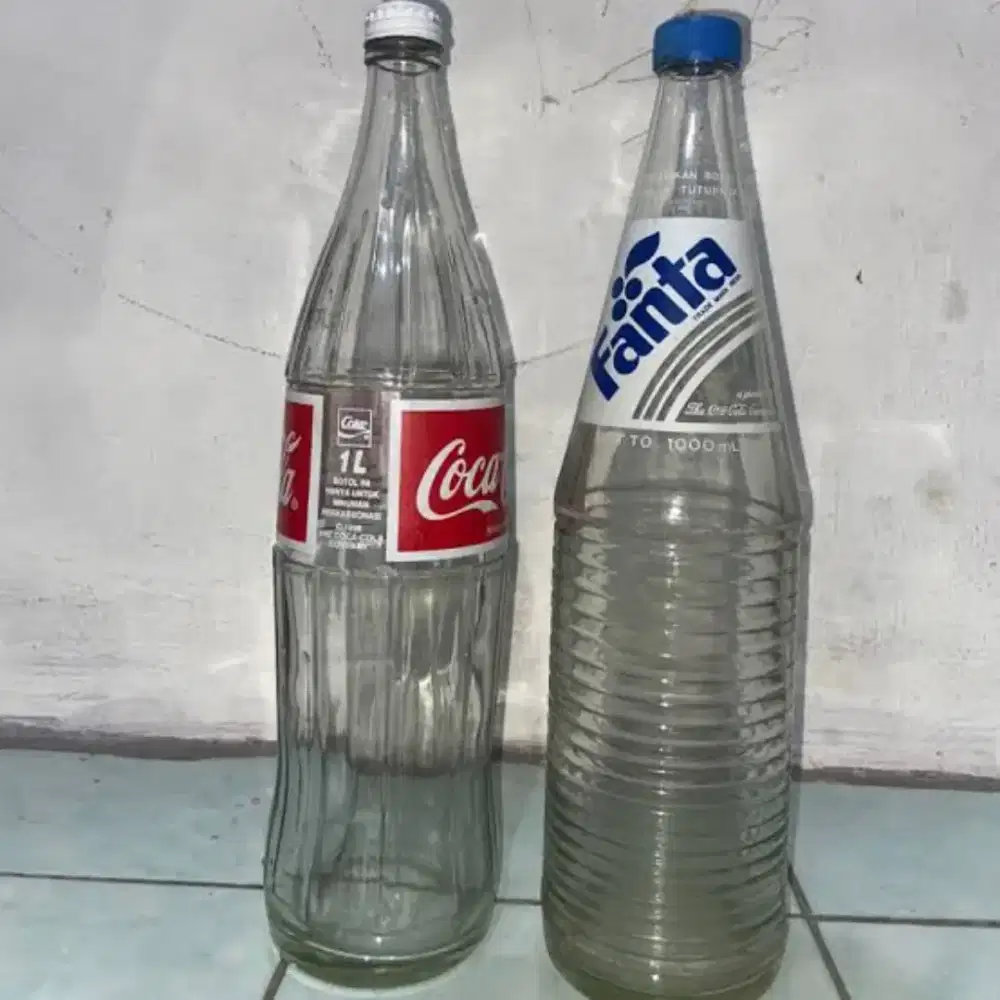 Botol fanta kaca 1liter