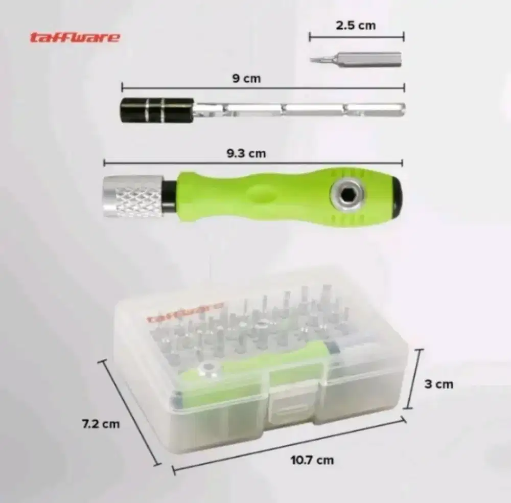 Obeng 32 in 1 lengkap berbagai mata obeng