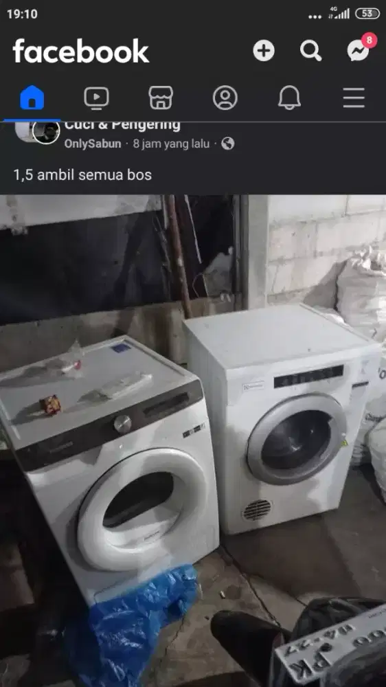 Di beli electronik rumh tangga rusak