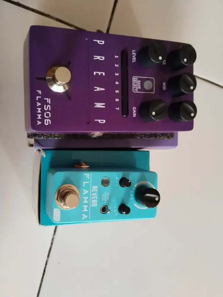 Dijual pedal preamp dan pedal reverb