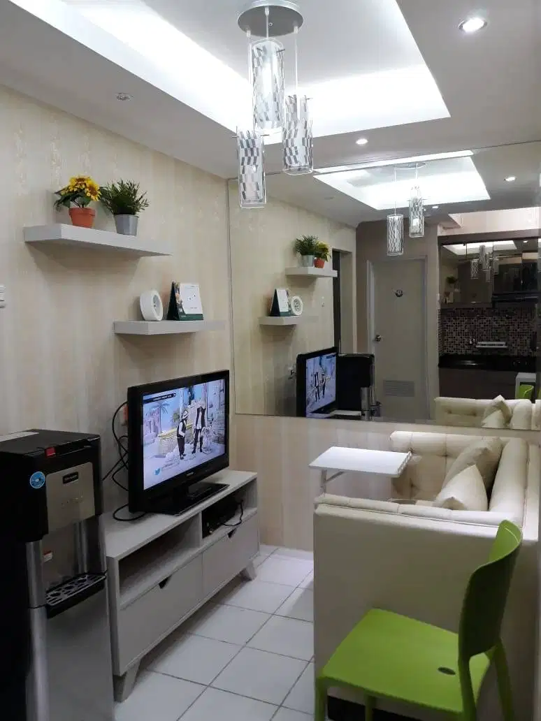 2 BR Fully Furnished, View Pool & City - Pancoran Riverside Tower 3
