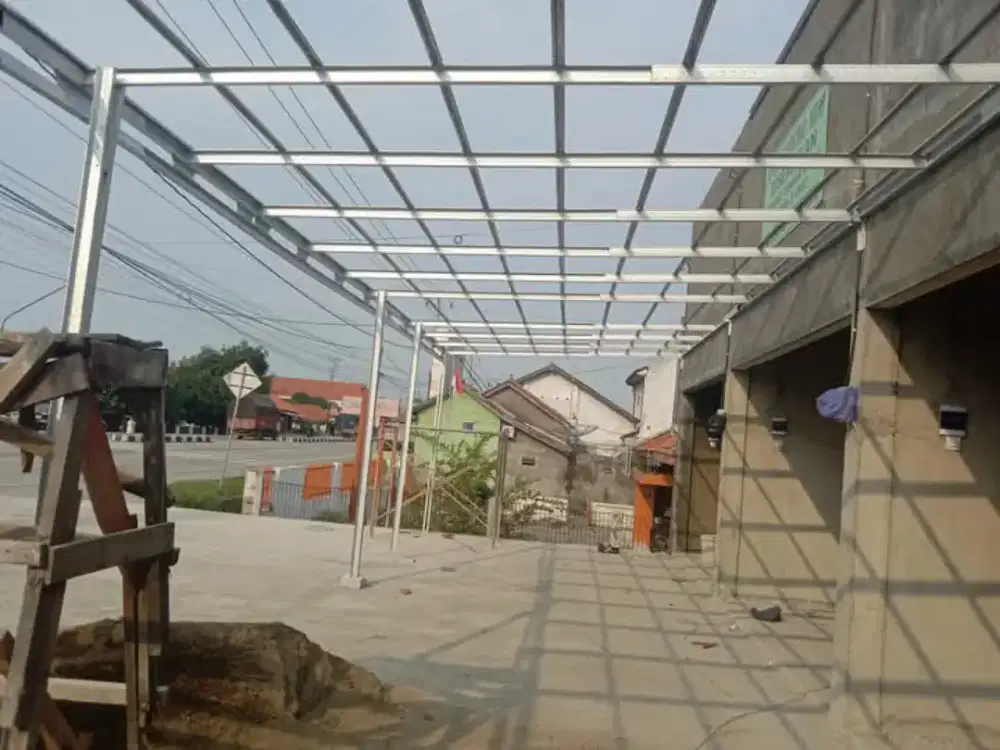 Spesialis pemasangan kanopi baja ringan terpasang