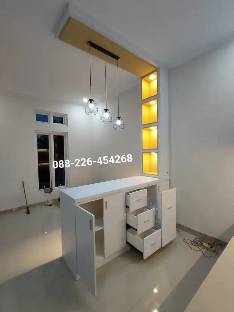 Minibar lampu custom