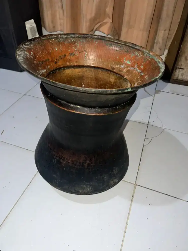 DANDANG KUNINGAN ASLI (BARANG ANTIK)