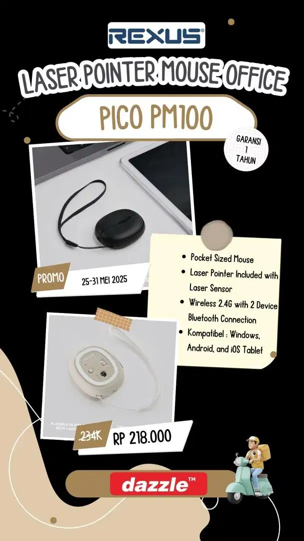 Pointer + mouse pico pm100