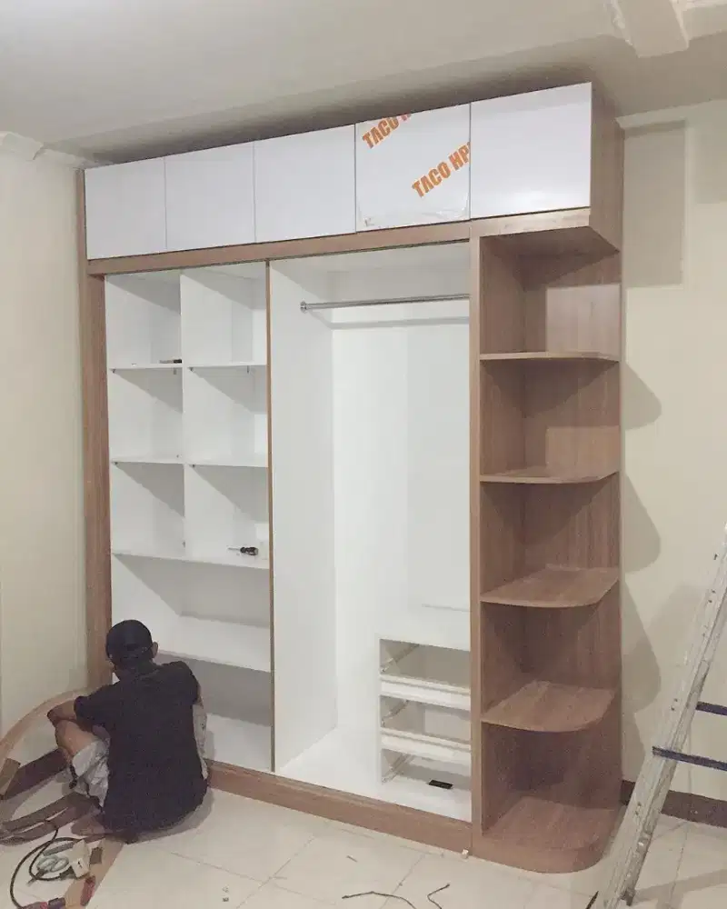 Lemari pakaian kitchen set dll custom